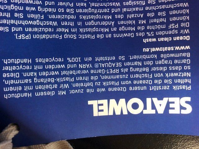 Teli da bagno: Seatowel - Badetuch - Decke – Nuovo e nell'imballaggio originale da Zollikon venduto da cyberbambi123 1