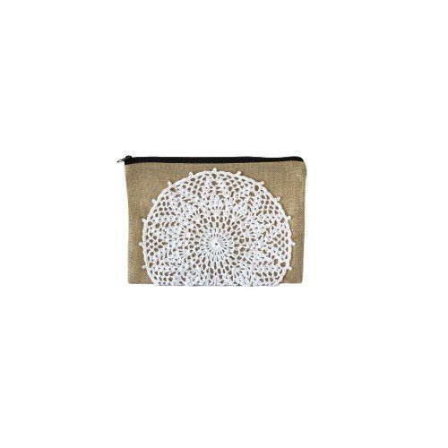 Schüler-Etuis: Doily Trousse FIORE DI LOTO – Neu (gemäss Beschreibung) aus Chiasso von MeMoHandmade