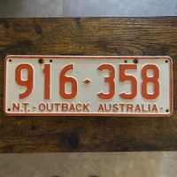 🇦🇺Australien Northern Territory Outback 916-358 Autoschild