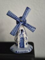 Handbemalte Delfter Blau Windmühle – Souvenir aus Amsterdam