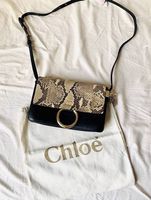 Black & snake skin bag (Chloe inspired)