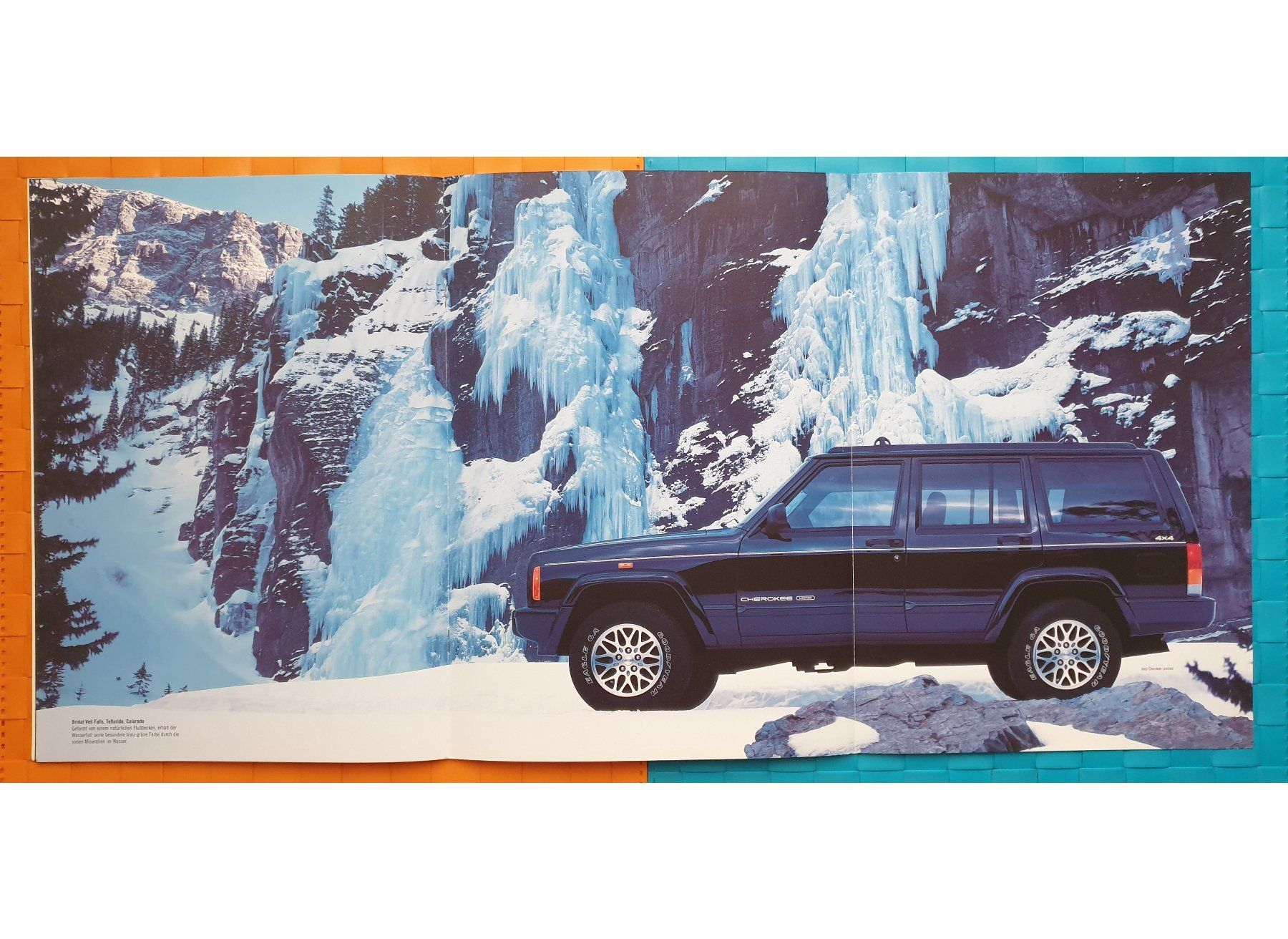 Riviste & Magazine: JEEP CHEROKEE 1997 - Prospekt / Technische Daten – Nuovo (secondo la descrizione) da Viganello venduto da CARLiteratur 2