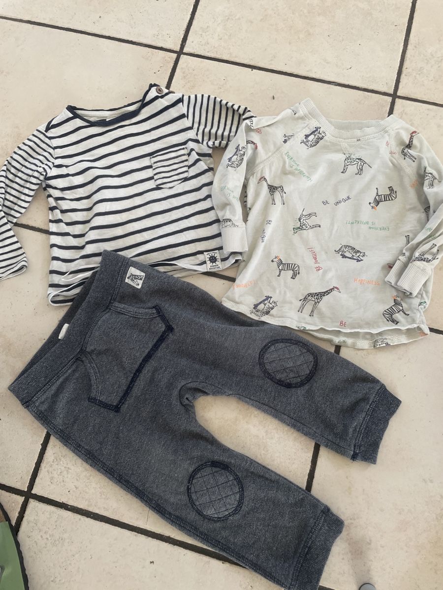 H&M Lotti & Set di vestiti: H&M Set Gr. 74/80 Shirts + Hose – Usato da Obergerlafingen venduto da cabo4