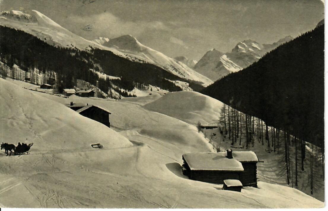 Cartoline postali: Partie im Sertigtal 1914 – Usato da Hochdorf venduto da Ziegel-16