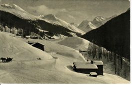 Partie im Sertigtal 1914