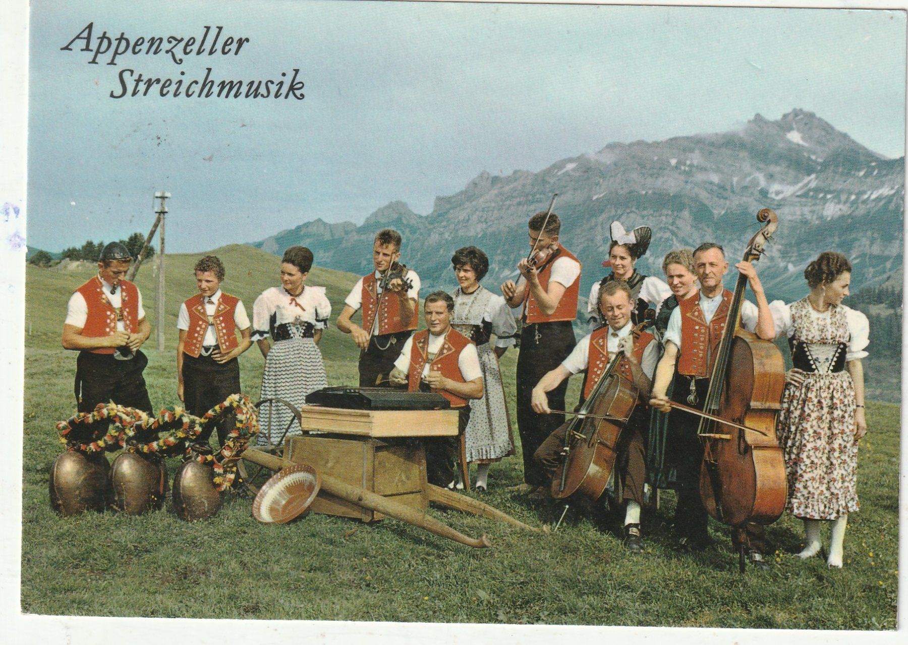 Cartoline postali: Appenzeller Streichmusik – Usato da Lumbrein venduto da made02