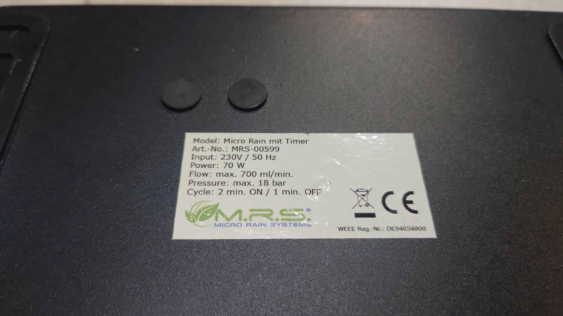 Pompe & Parti di ricambio: MRS Micro Rain System Bewässerungscomputer MRS-00599 – Usato da Bözberg venduto da Kitekiller94 2