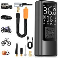 Elektrische Akku Luftpumpe Fahrrad Auto Motorrad Digital