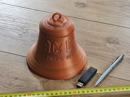 AC DC Hell's Bell 150mm en PLA