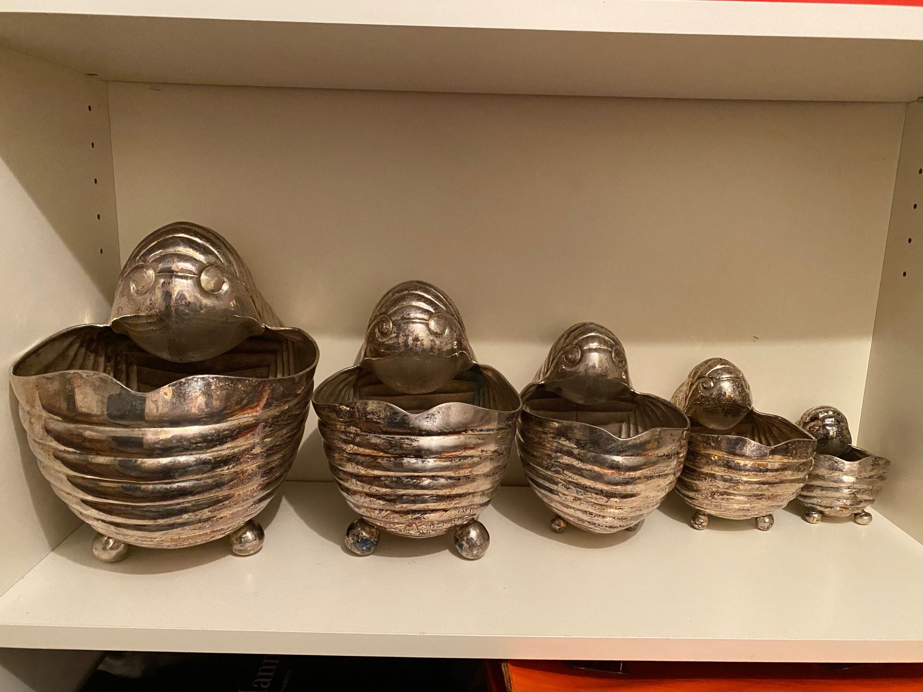 Ciotole: Vintage Nautilus Schalen versilbert im Set – Usato da Rorbas venduto da tun_m7fz 7