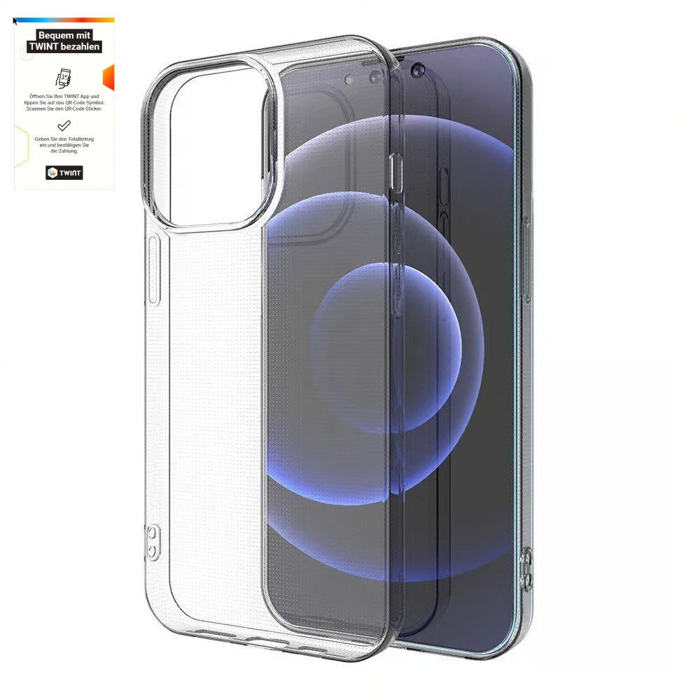 Cover & Protezioni schermo: iPhone 14 Hülle Slim Transparent Soft‑Case – Nuovo e nell'imballaggio originale da Wabern venduto da Technologiaaa