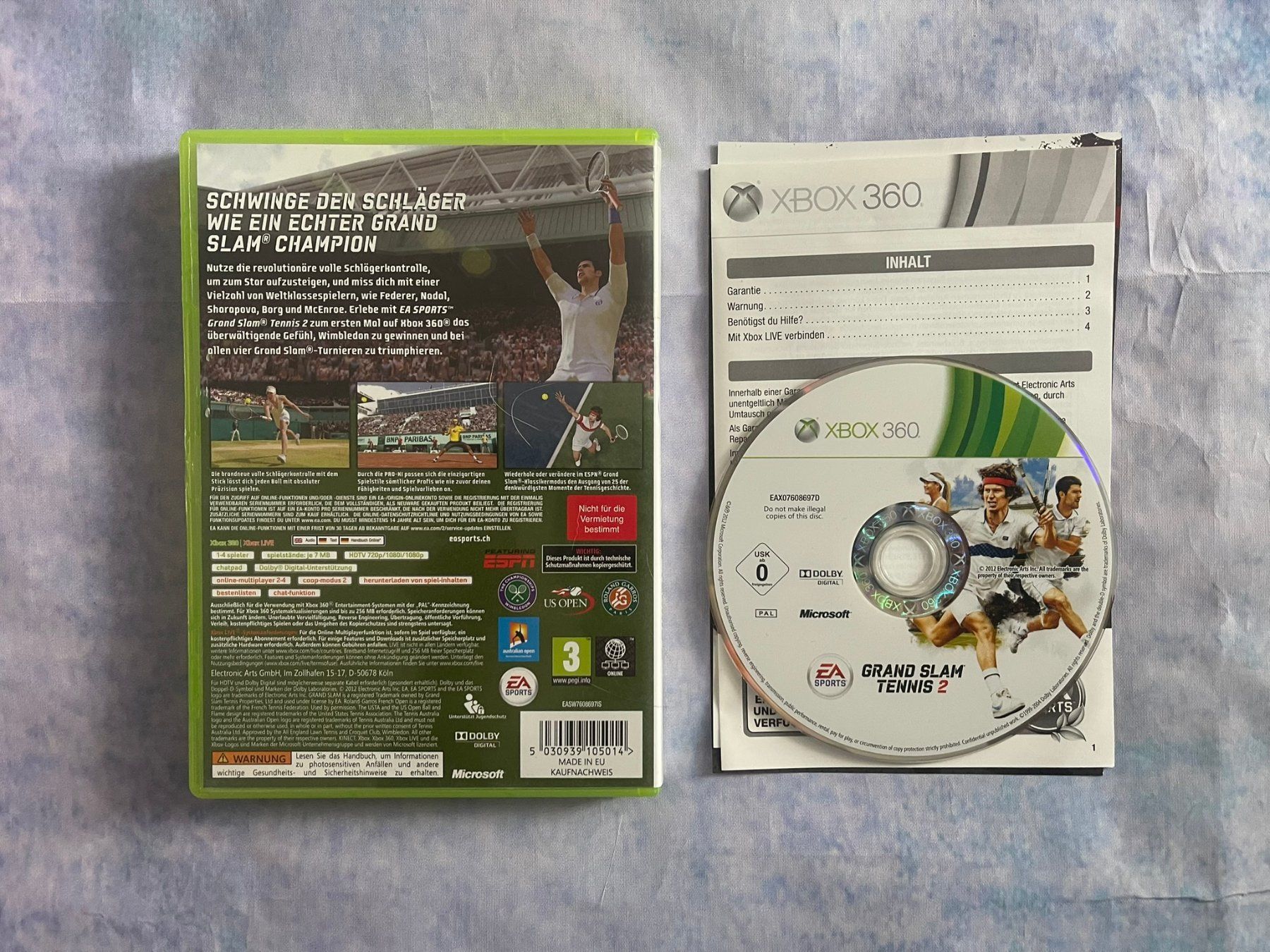 Spiele: Xbox 360: Grand Slam Tennis 2 – Gebraucht aus Märstetten von AlienNova 1