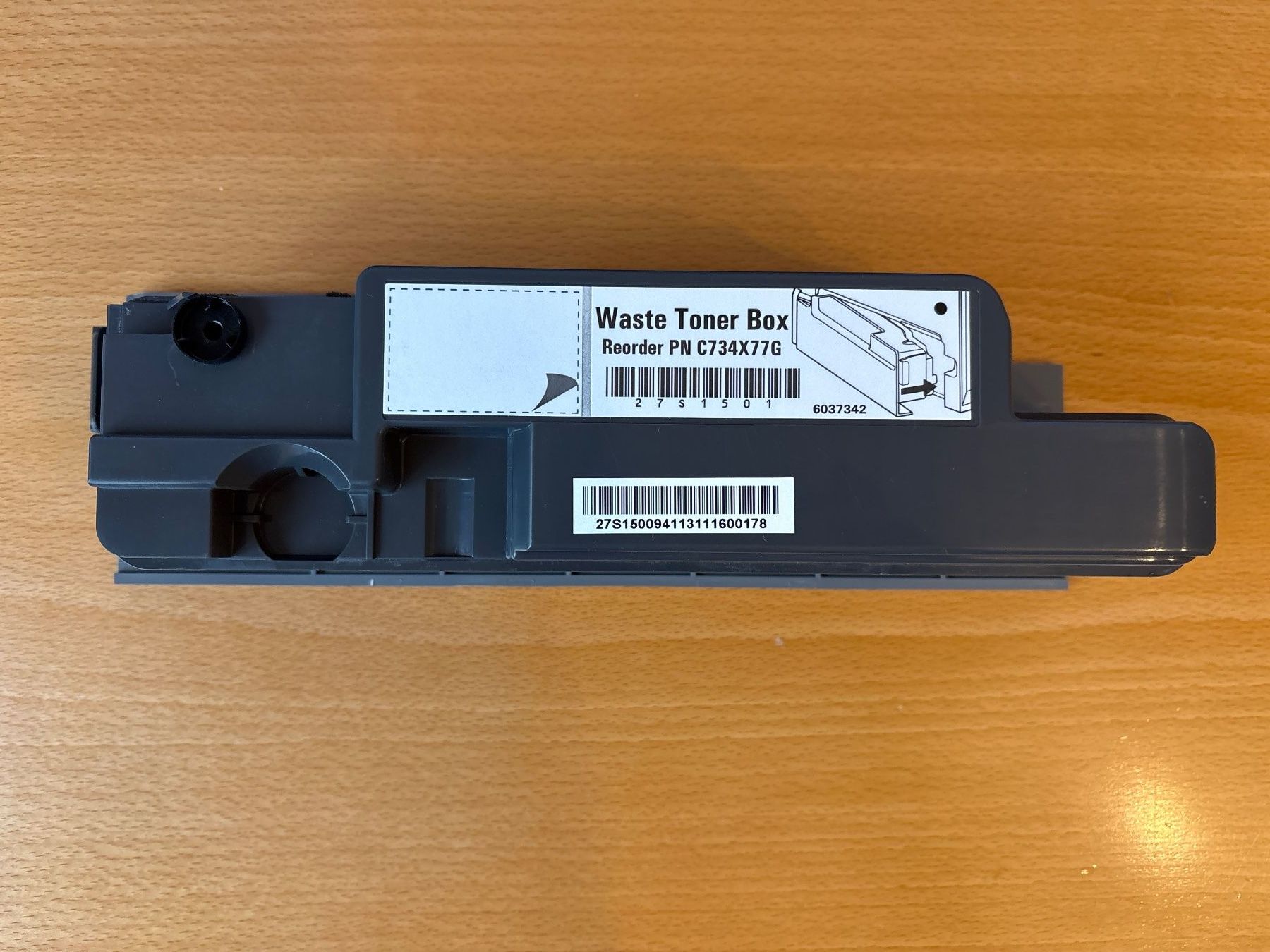 Lexmark Cartucce per stampanti & toner: Originaler Resttonerbehälter Waste Toner Box Lexmark C734X77 – Nuovo e nell'imballaggio originale da Buchs AG venduto da Rockahula