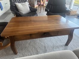 Table salon en cerisier