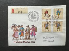 Pro Patria FDC 1990 Philswiss  (M227)