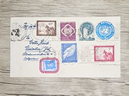 CL22 Enveloppe + Timbre UN 1956