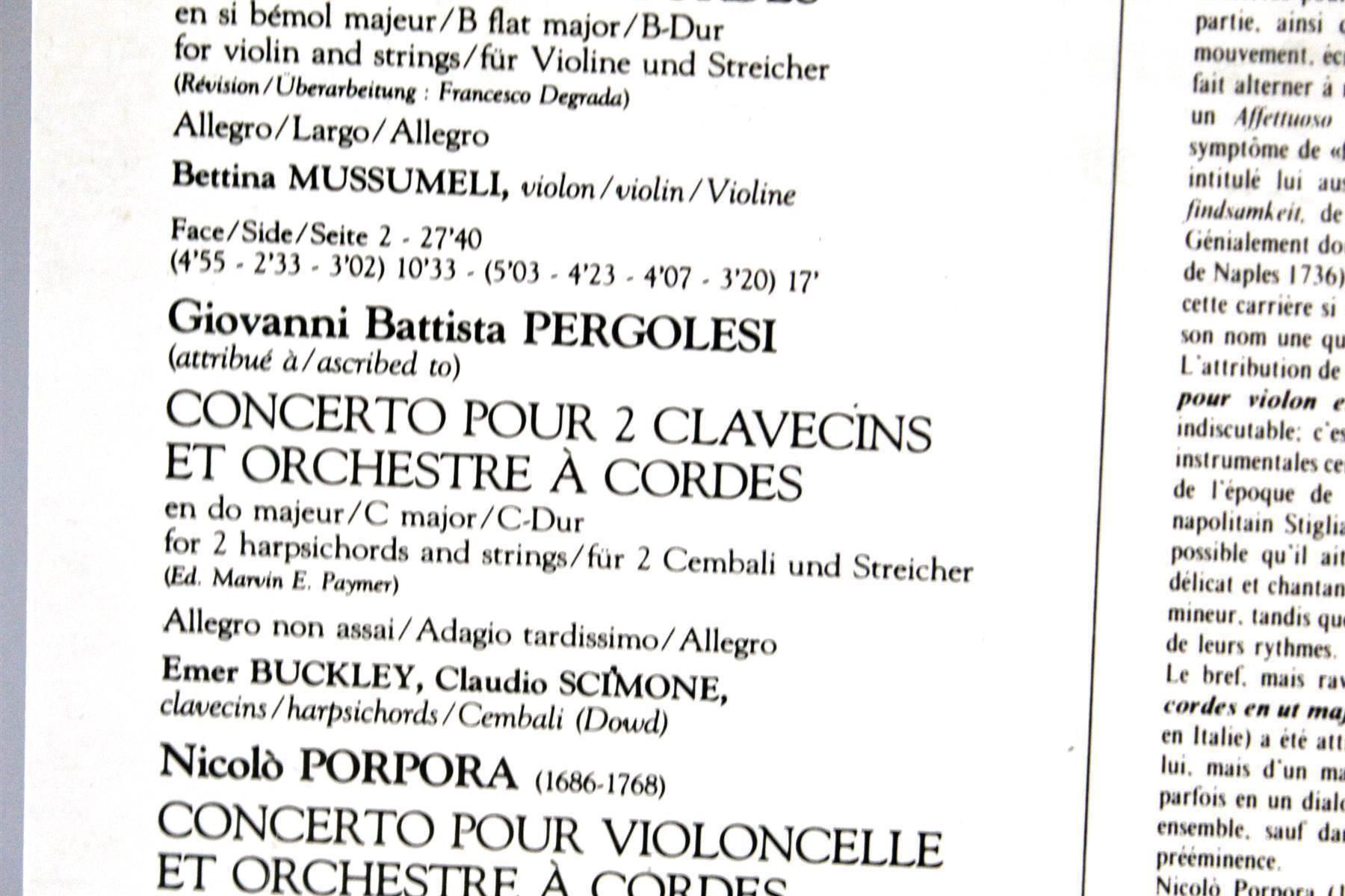 CD: CLAUDE SCIMONE: Various / Baroque – Usato da Bern venduto da vinyl-heaven 6