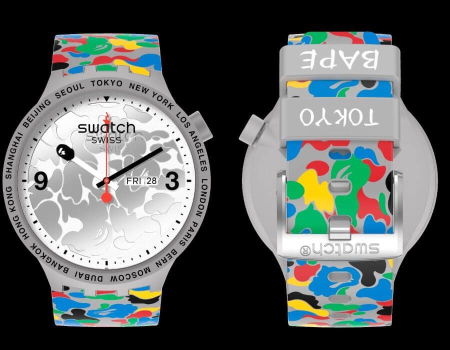 Swatch Orologi: Swatch x BAPE Tokyo Edition – Nuovo e nell'imballaggio originale da Erlach venduto da migdep985 1