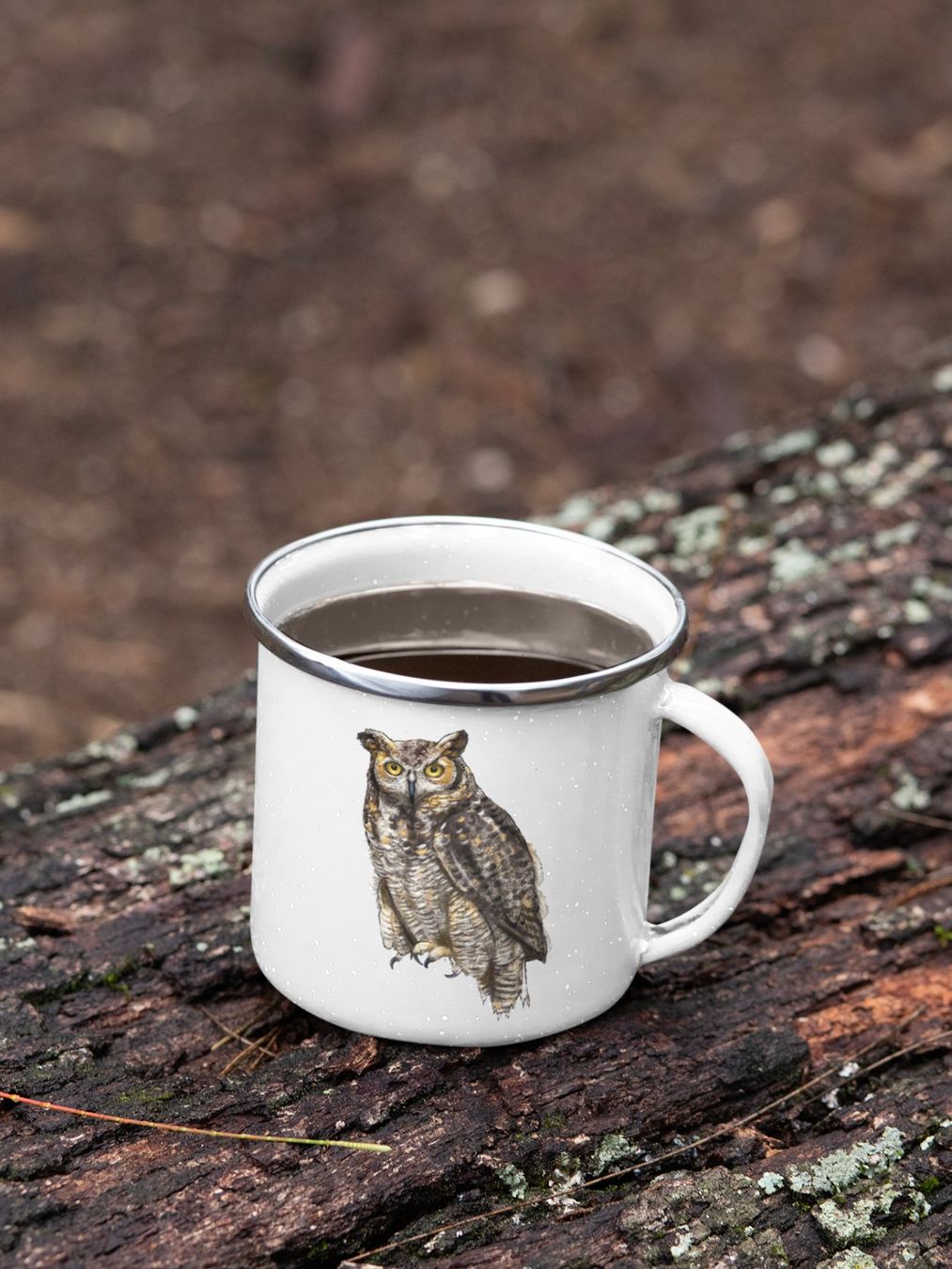 Tasses: Emaille Tasse Tee Kaffee Eule NEU – Neuf avec emballage d'origine à Glattfelden par Calmprint