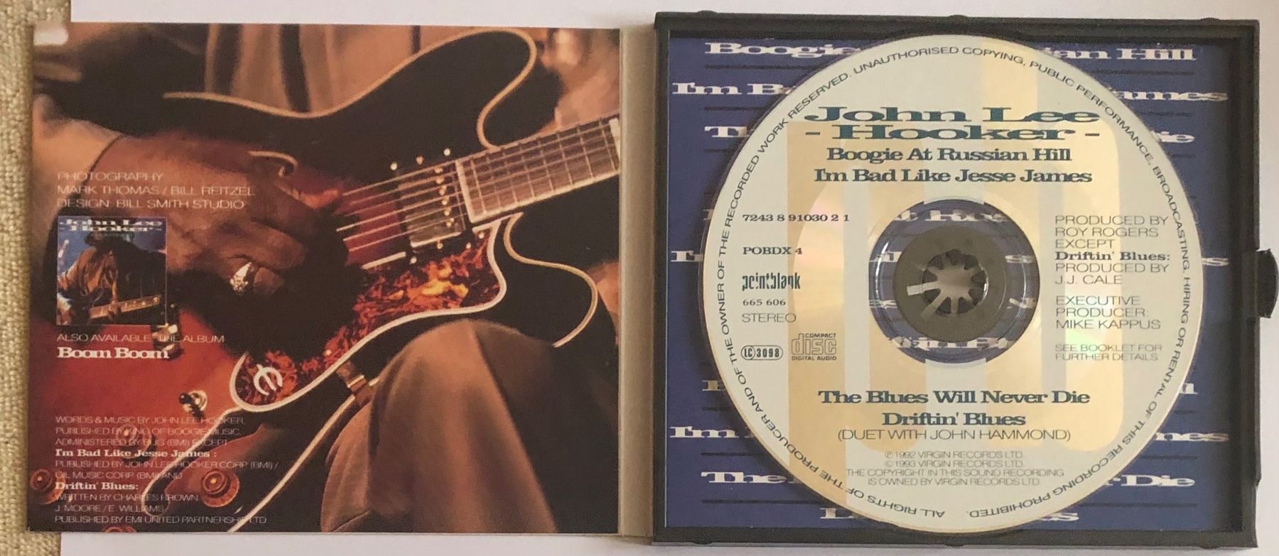 CDs: JOHN LEE HOOKER - BOOGIE AT RUSSIAN HILL – Gebraucht aus Poliez-Pittet von Newtown-Records 2