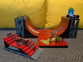Tech Deck Skatepark Set mit Rampe und Zubehör