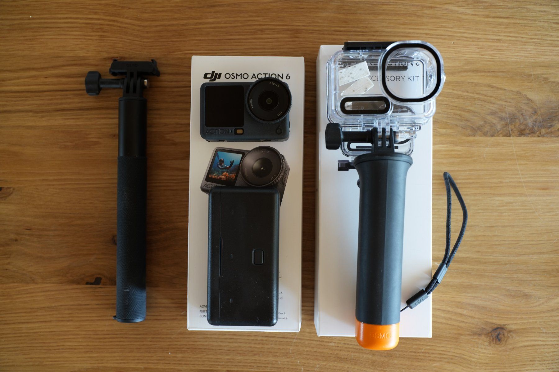DJI Action Cam: DJI Osmo Action 6 Adventure Combo + Diving Accessory Kit – Gebraucht aus Grafenried von raemu_b2000