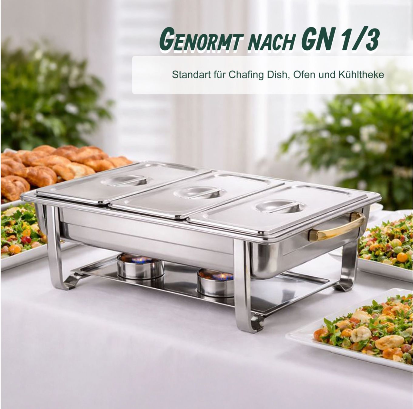 Contenitori & Simili: 6x Behälter Edelstahl, 3er Pack – Nuovo e nell'imballaggio originale da Bülach venduto da Palawan 4