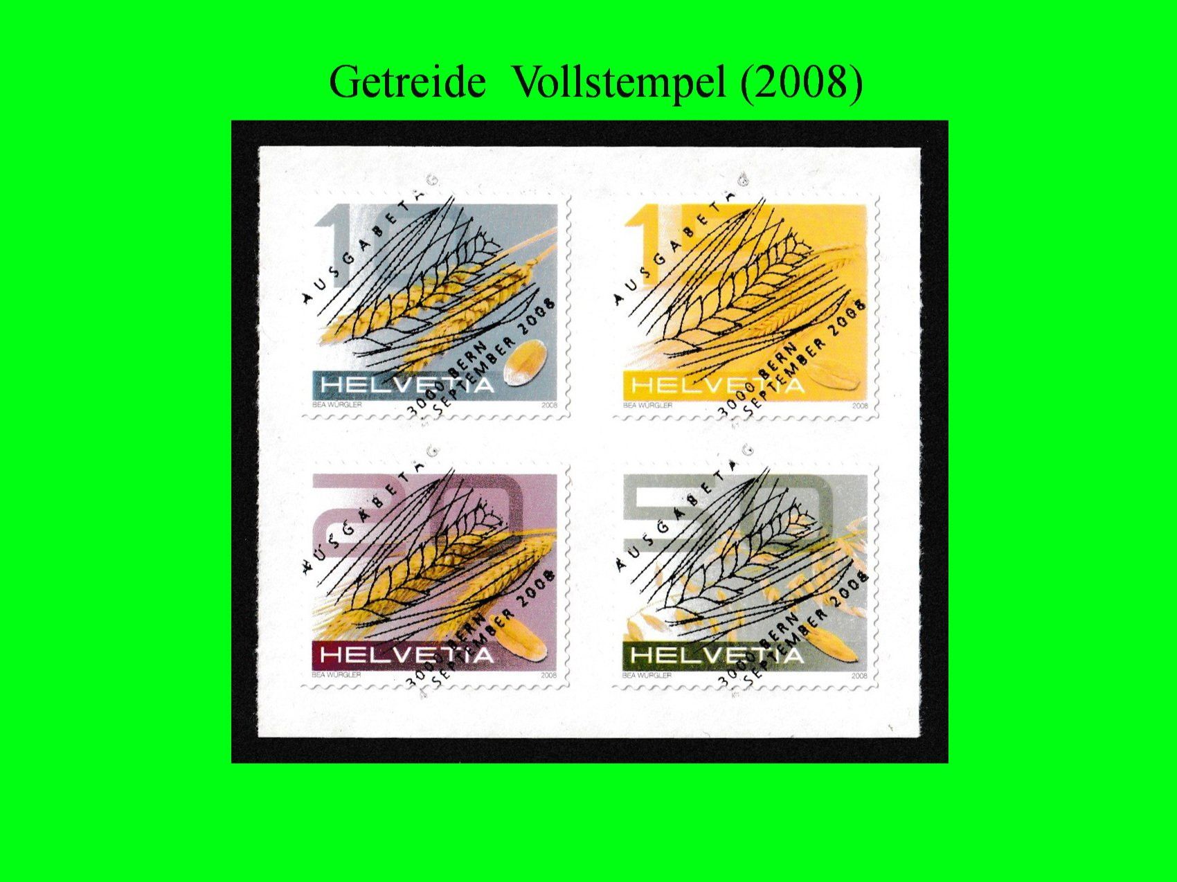 Tutti i francobolli: Vollstempel-Serie "Getreide"  (2008) – Nuovo (secondo la descrizione) da Dübendorf venduto da chiara48