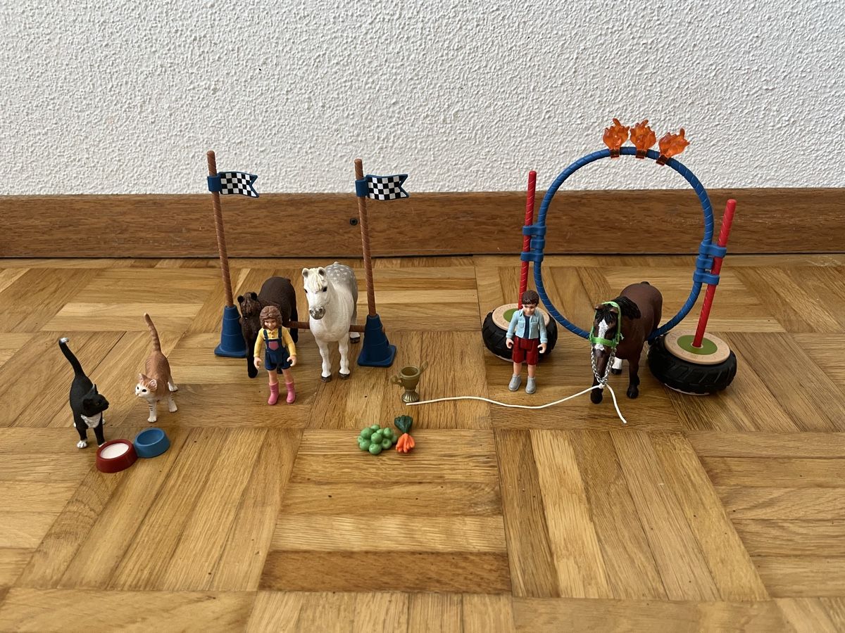 Schleich Giocattoli: Schleich Farm World 42482, Pony Agility – Usato da Reutigen venduto da treu3006