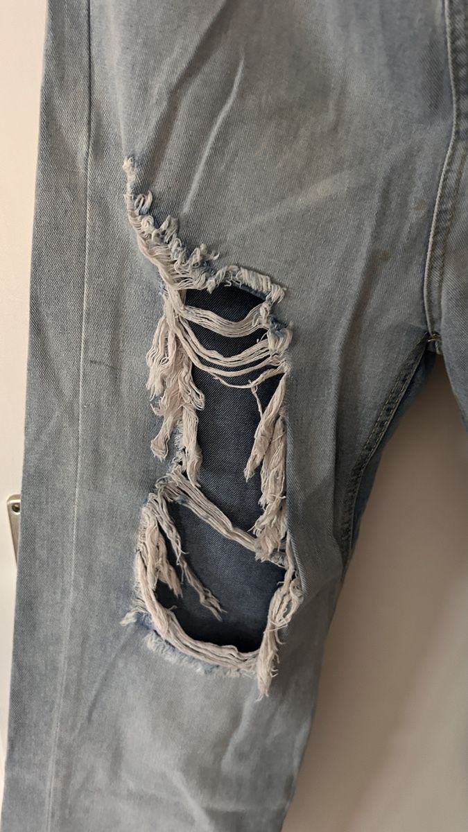 Jeans: Light Blue Ripped Jeans Size XL – Usato da Genève venduto da Noemie.wrmsi 1