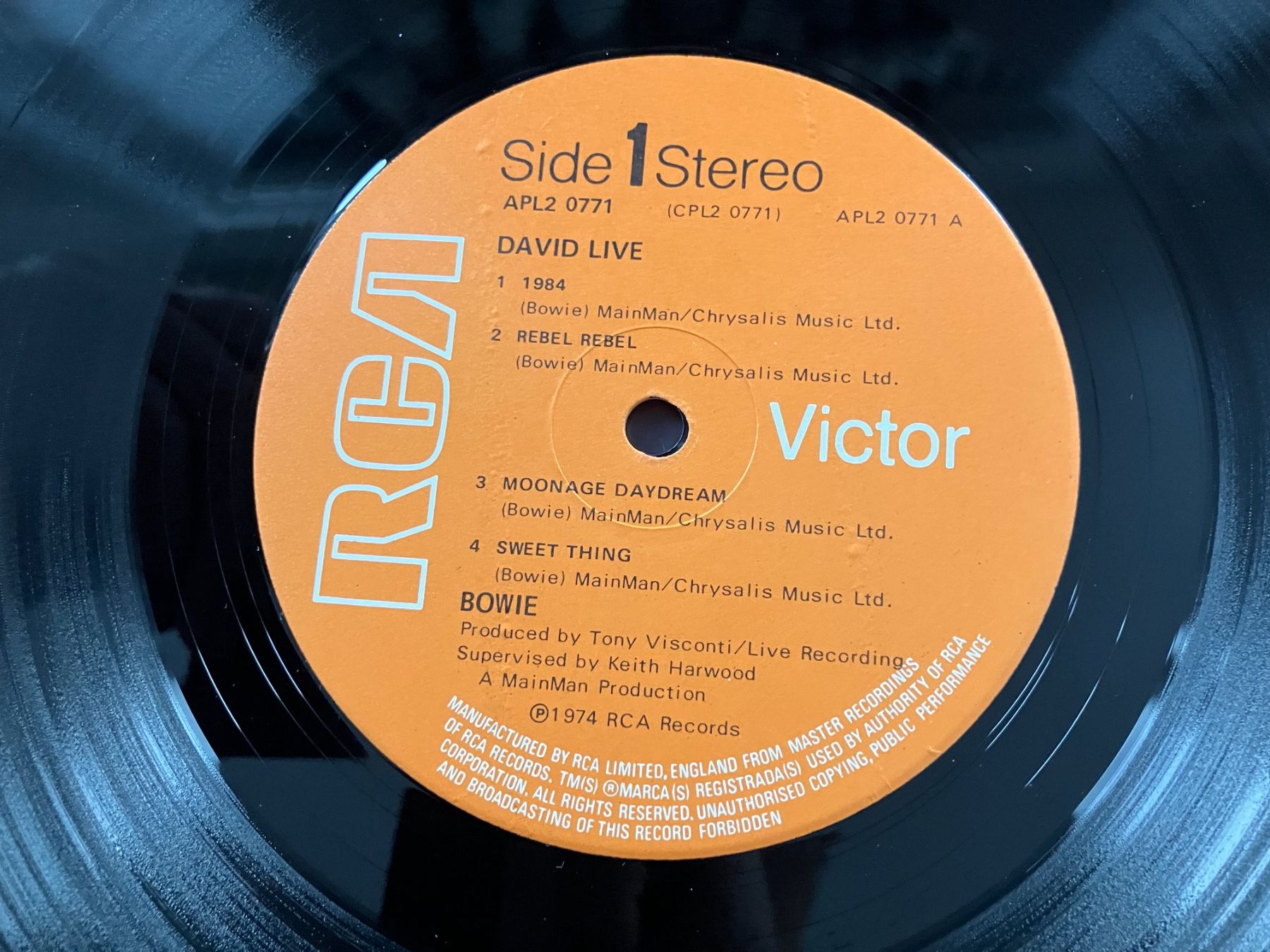 Dischi in vinile: David Bowie – Usato da Aarwangen venduto da Jukebox3 7