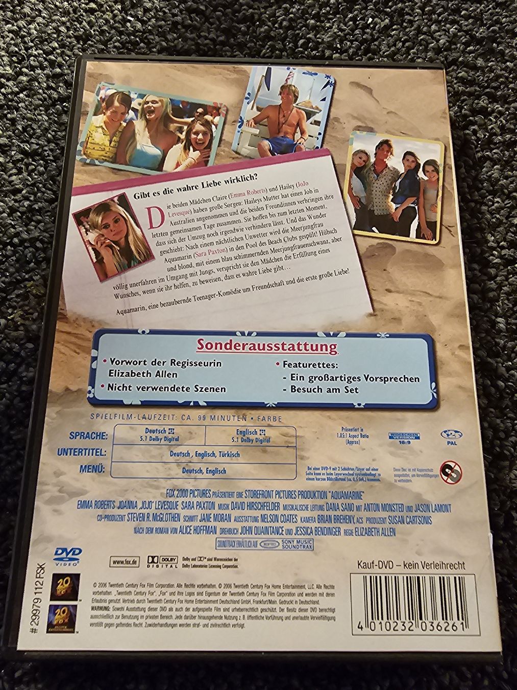 Tutti i DVDs: Aquamarin DVD(20032) – Usato da Ruswil venduto da jan_bxl5 1