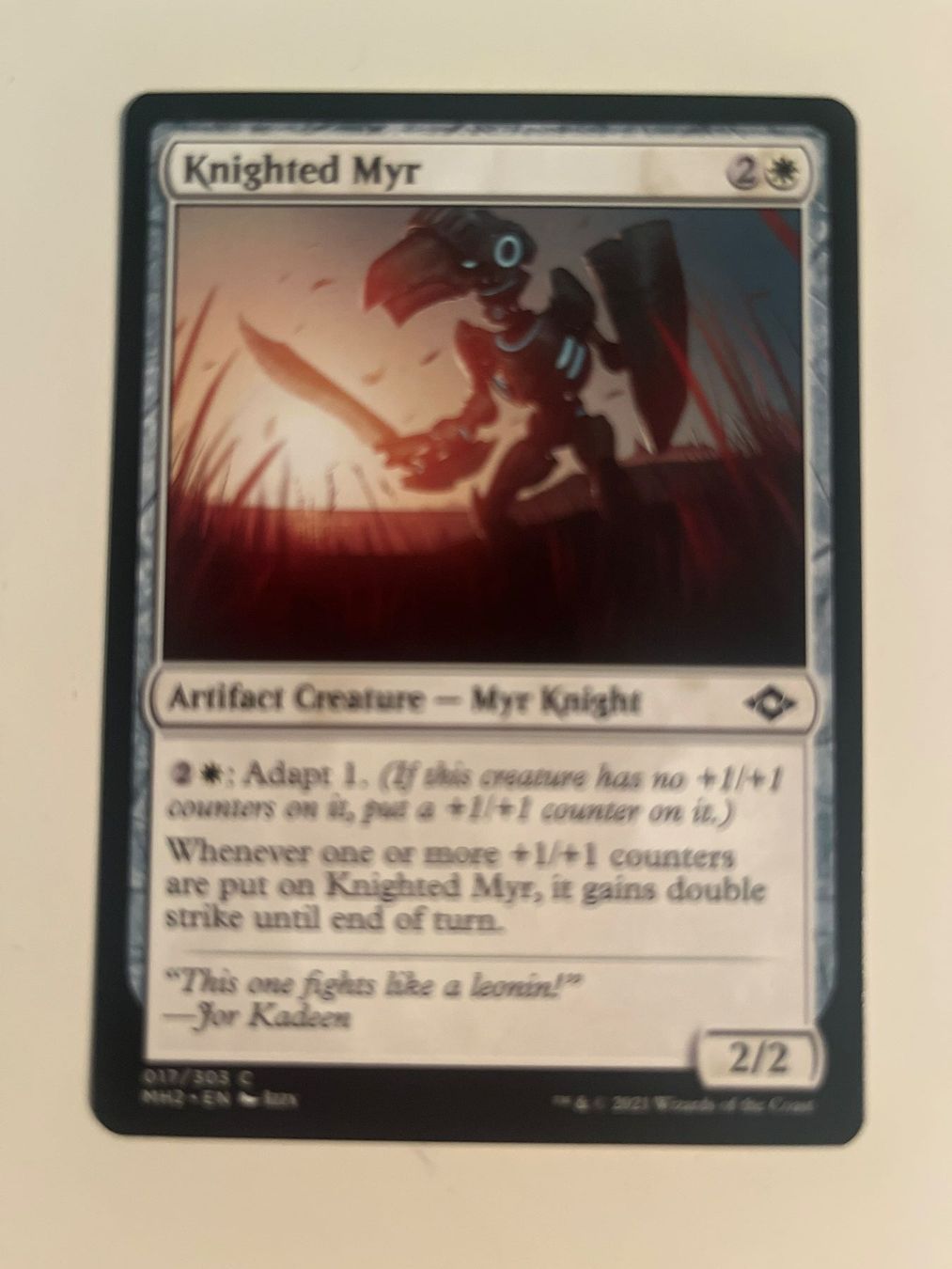 Magic The Gathering Carte collezionabili: 1 x Knighted Myr - Magic: The Gathering - MtG – Usato da Kriens venduto da Shadi1980
