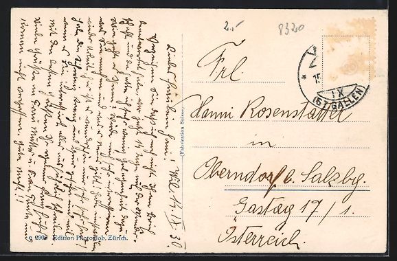 Cartes postales: AK Wil, Panoramaansicht mit Säntis – D'occasion à Berlin par bartko-reher 1