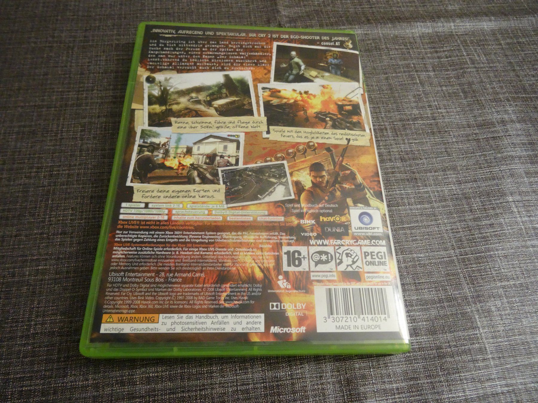 Microsoft Giochi: Xbox 360 Spiel: Far Cry 2 – Usato da Olten venduto da Disc-Ausverkauf 2