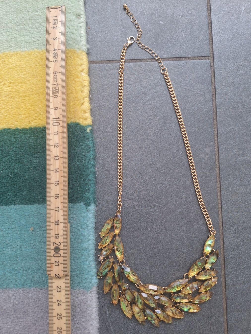 Catenine: Zauberhaftes Anker Collier GrünTonig – Usato da Kerzers venduto da ExpressoTerreno 1