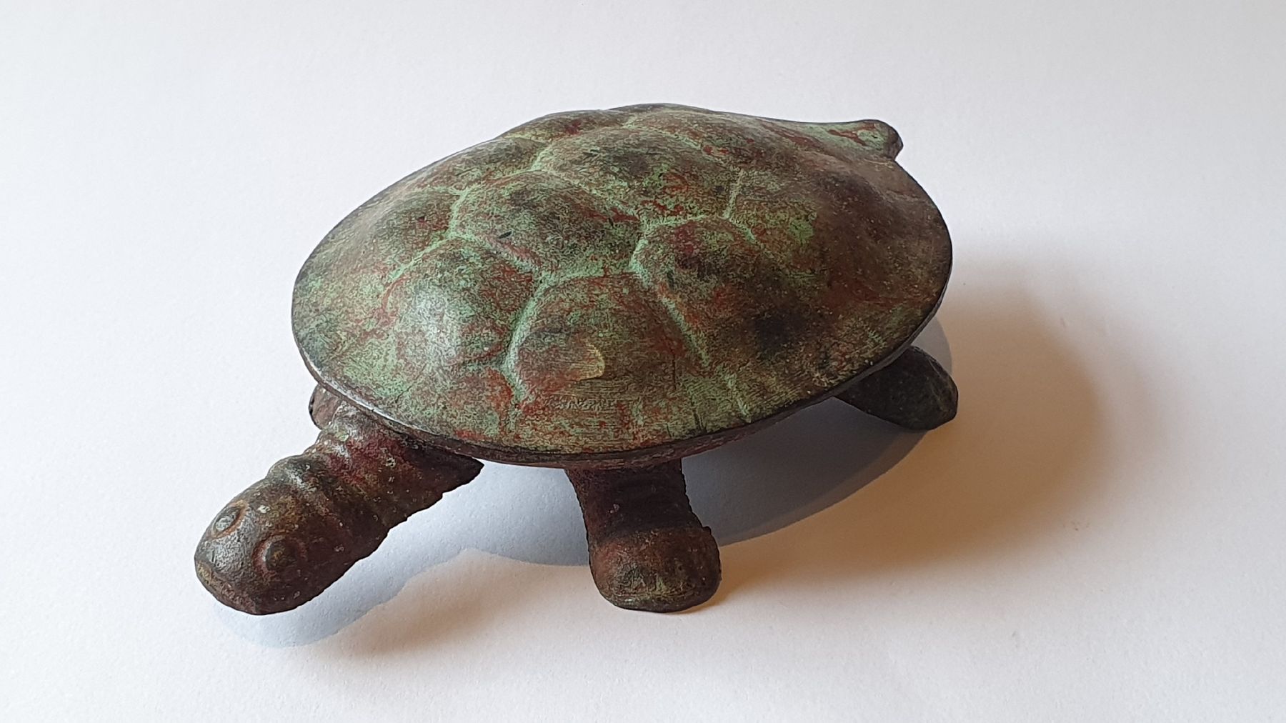 Statuette: Schildkröte aus Metall – Usato da Dürnten venduto da stefanverkauft 2