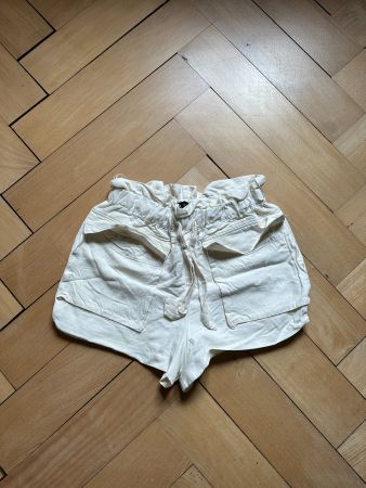 ZARA - Shorts crèmefarben S