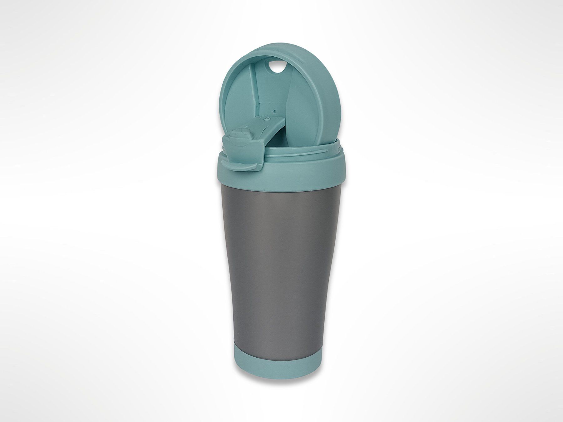 Contenitori & Simili: LBVYR grauer Thermodrinkbecher mit blauen Deckel – Usato da Suhr venduto da Restwert_Suhr 3