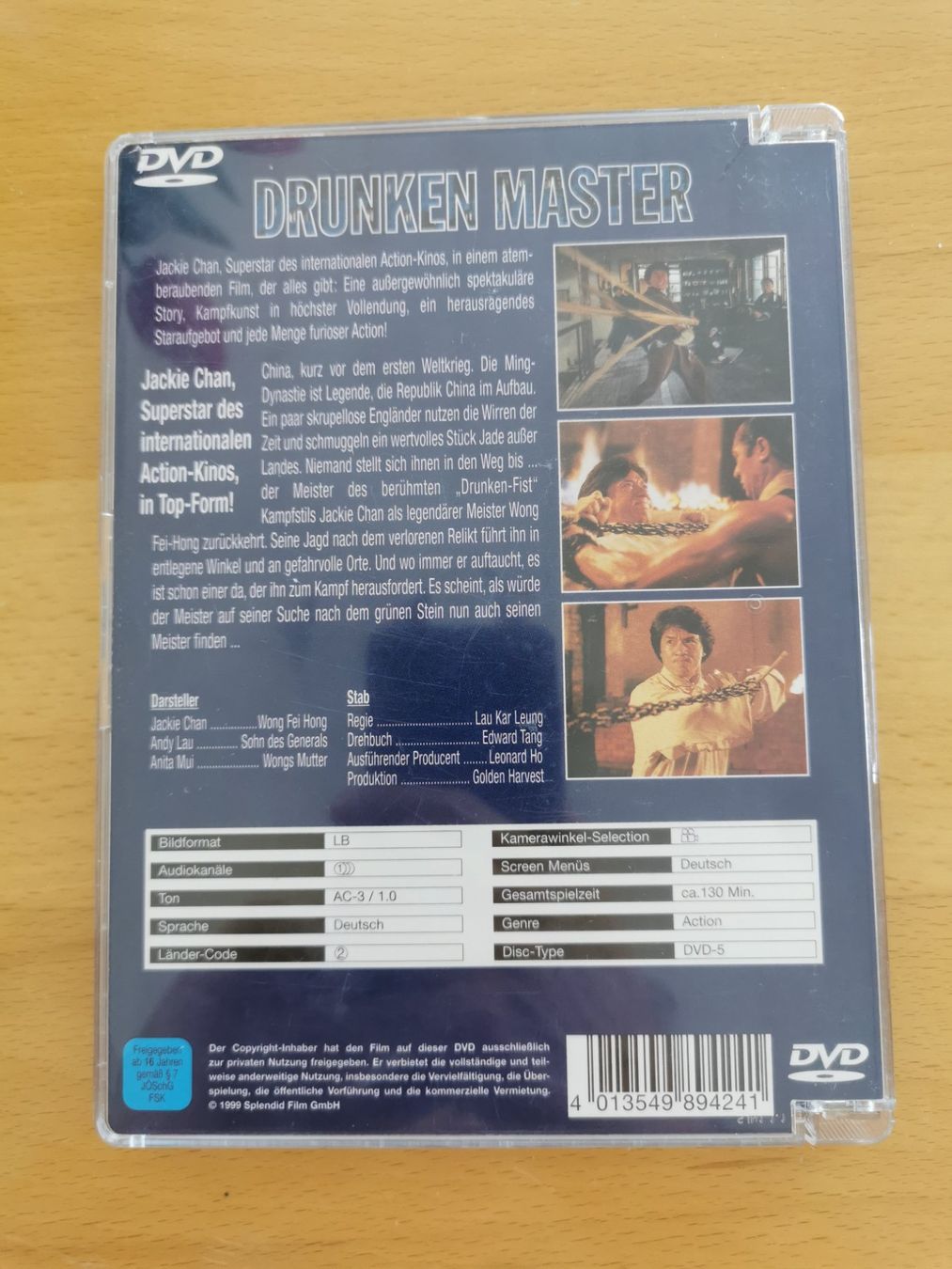 Tutti i DVDs: Jackie Chan - Drunken Master - DVD – Usato da St.Gallen venduto da Tamal0204 1