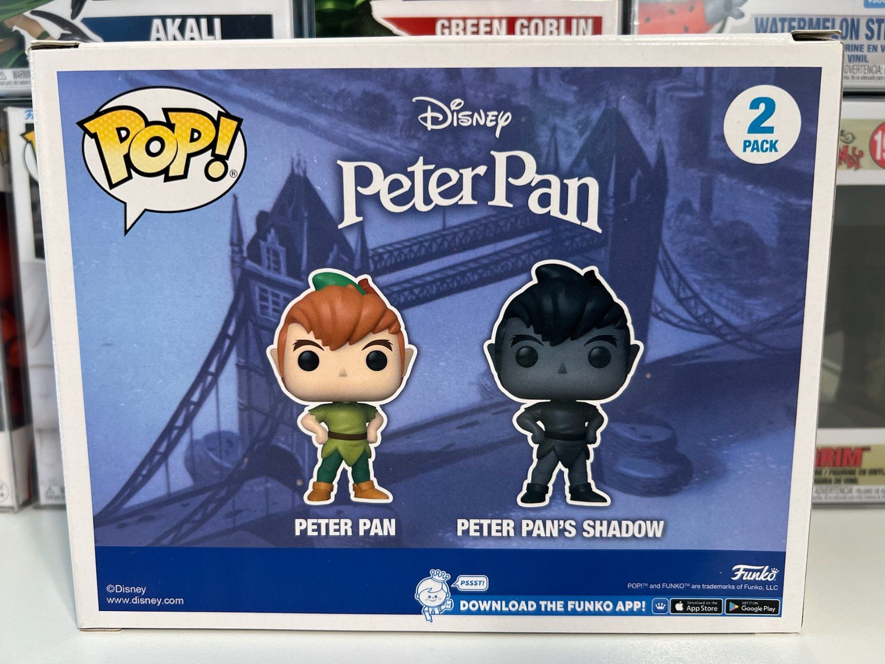 Funko Statuette: Funko POP! 2-Pack Disney Peter Pan & Peter Pan's Shadow Lim. – Usato da Le Mouret venduto da perfectbijou 2