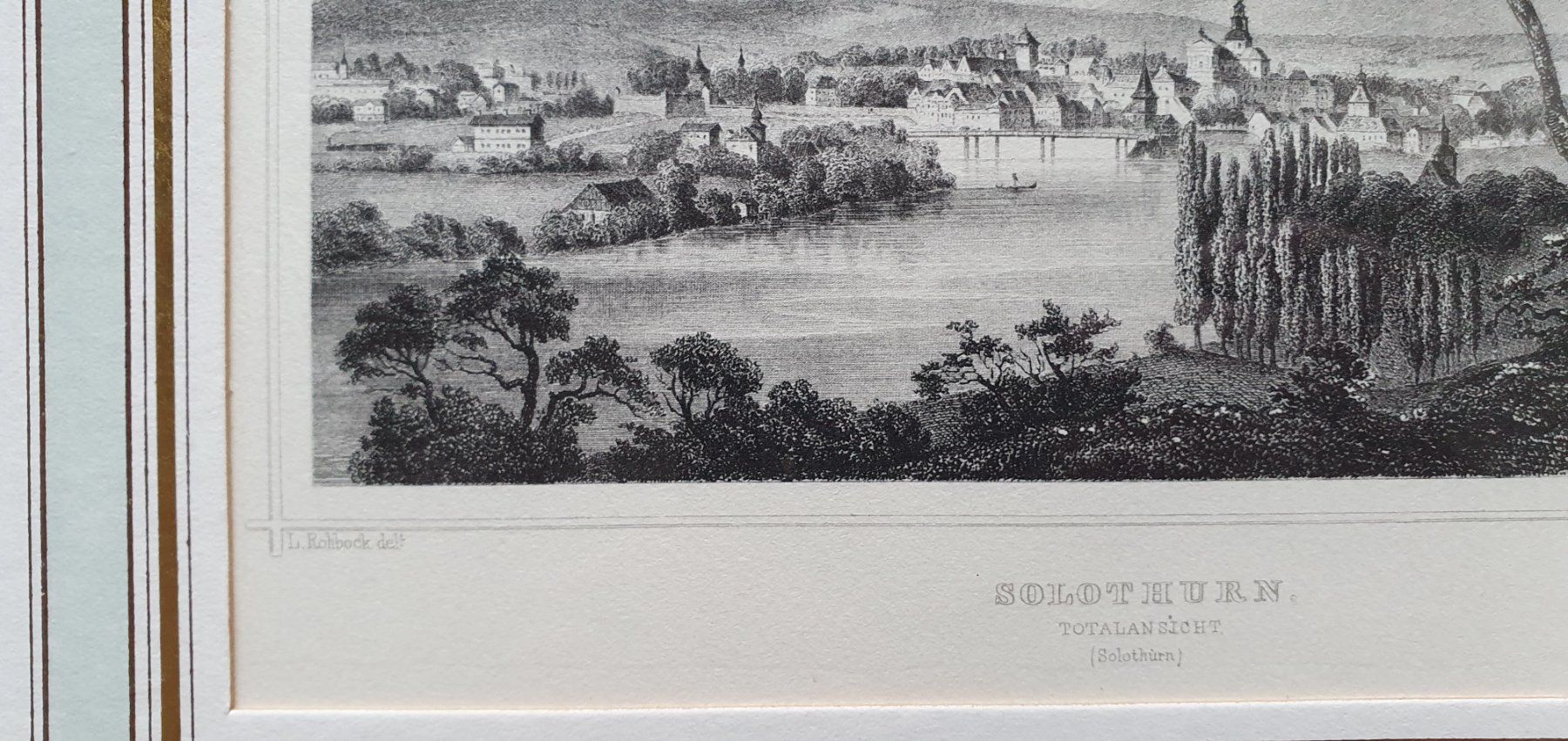 Grafica & Litografie: Bild - Solothurn,  Lithographie – Usato da Kreuzlingen venduto da Rschweiz1 2