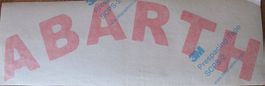 ABARTH  Aufkleber Top Angebot