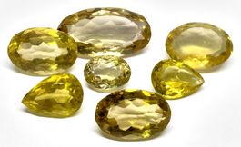 7x Citrines (Quartz lemon) 100.88 ct Valeur 1'600.- Fr