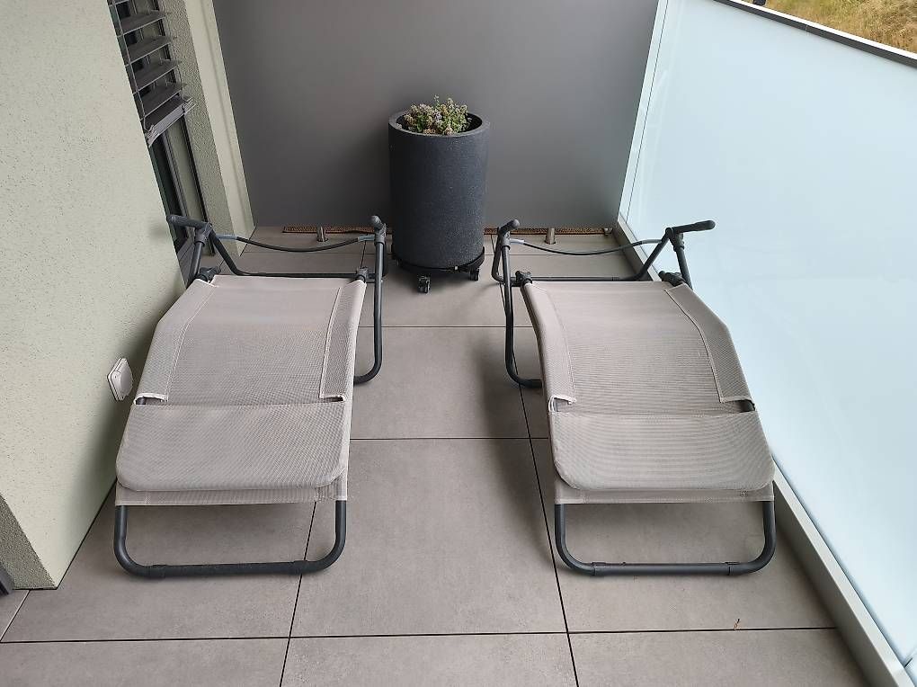 Sedie a sdraio: Relax Liege Stühle beige 2er Paket  – Usato da Jegenstorf venduto da Glasi100 1