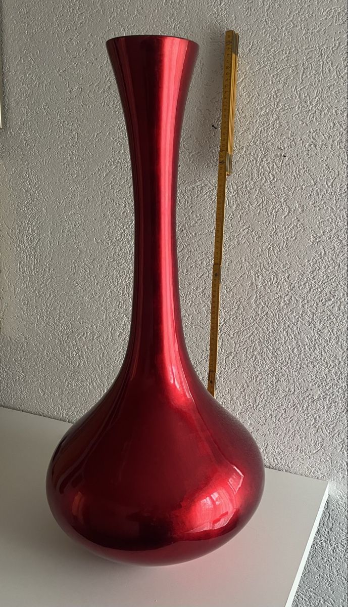 Vasi & Recipienti: Bodenvase, 72 cm hoch, Rot Metallic – Usato da Anglikon venduto da Tanne1