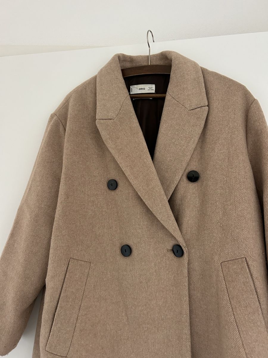 Mango Cappotti: Mango Wollmantel, Grösse L, beige – Usato da Jona venduto da Tanmue 2