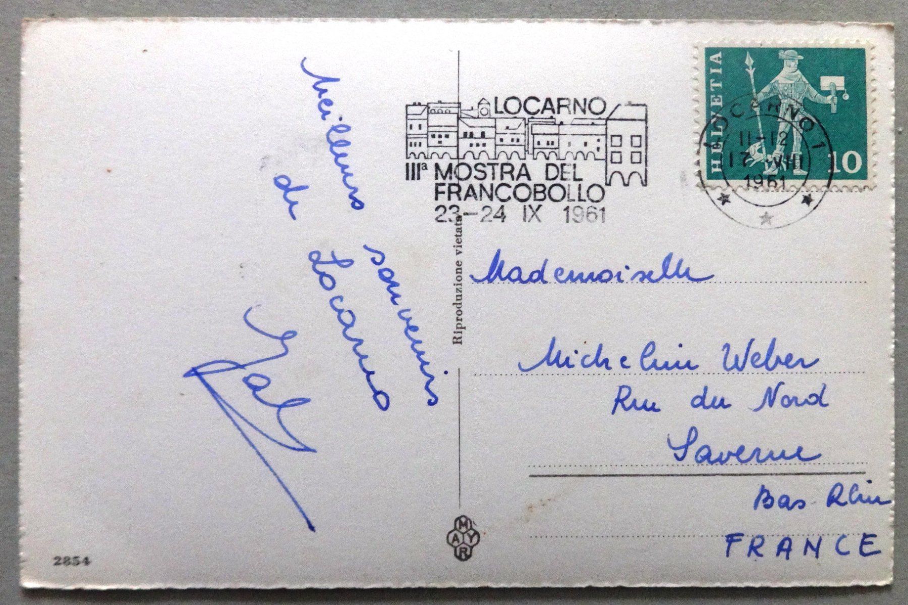Cartes postales: Locarno – D'occasion à Fétigny par Billy2miny 1