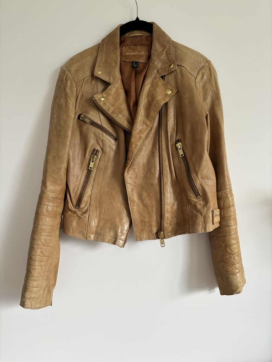 Mango Giacche: Lederjacke:  Mango  leather biker jacket Size M – Usato da Zürich venduto da cha_jz8q