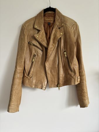 Lederjacke:  Mango  leather biker jacket Size M